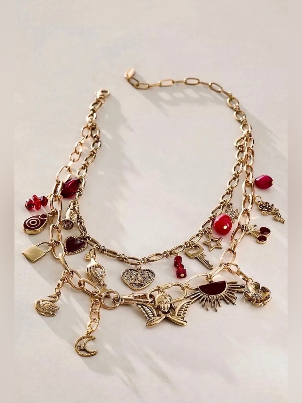Free People Maxamillion Charm Necklace